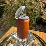Turquoise Ring Sterling Silver Fringe