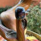 Australian Boulder Opal Ring