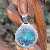 Mountain Sun Inlay Pendant