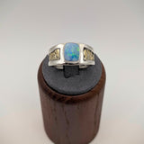 Australian Opal & Gold Nugget Ring