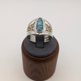 Australian Opal & Gold Nugget Ring