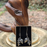 Oak Leaf & Acorn Sterling Silver Earrings