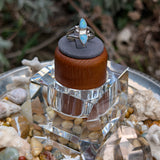 Dual Blue Australian Opal Ring