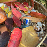 Australian Opal Engraved Ring