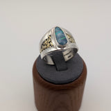 Australian Opal & Gold Nugget Ring